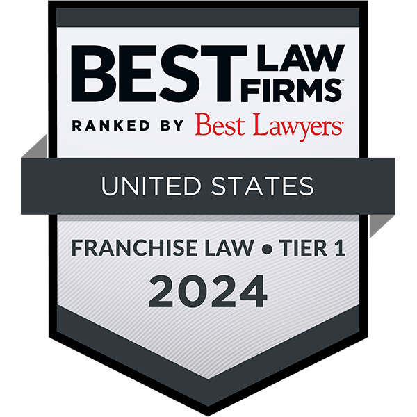 Best Law Firms | Ranked By Best Lawyers | United States | Franchise law | Tier 1 | 2024
