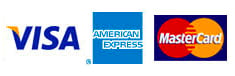Visa | American Express | Mastercard